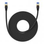 Cablu retea Baseus Braided, Cat. 7, Mufat 2xRJ45, Lungime 8 m, 10Gbps, Negru 9 - lerato.ro