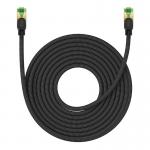 Cablu retea Baseus Braided, Cat. 8, Mufat 2xRJ45, Lungime 10 m, 40Gbps, Negru 9 - lerato.ro