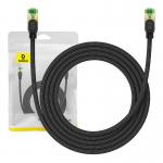Cablu retea Baseus Braided, Cat. 8, Mufat 2xRJ45, Lungime 2 m, 40Gbps, Negru 6 - lerato.ro
