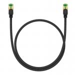 Cablu retea Baseus Braided, Cat. 8, Mufat 2xRJ45, Lungime 50 cm, 40Gbps, Negru 9 - lerato.ro