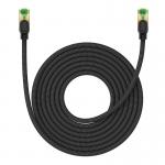 Cablu retea Baseus Braided, Cat. 8, Mufat 2xRJ45, Lungime 8 m, 40Gbps, Negru 9 - lerato.ro