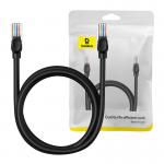 Cablu retea Baseus Ethernet, Round, Cat. 5, Mufat 2xRJ45, UTP, Lungime 1.5 m, 1Gbps, Negru 8 - lerato.ro