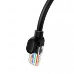 Cablu retea Baseus Ethernet, Round, Cat. 5, Mufat 2xRJ45, UTP, Lungime 10 m, 1Gbps, Negru 5 - lerato.ro