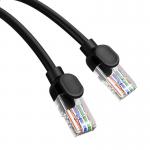 Cablu retea Baseus Ethernet, Round, Cat. 5, Mufat 2xRJ45, UTP, Lungime 1 m, 1Gbps, Negru 8 - lerato.ro