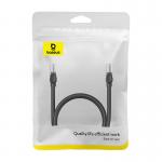 Cablu retea Baseus Ethernet, Round, Cat. 5, Mufat 2xRJ45, UTP, Lungime 1 m, 1Gbps, Negru 4 - lerato.ro