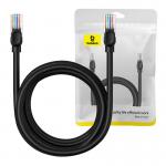 Cablu retea Baseus Ethernet, Round, Cat. 5, Mufat 2xRJ45, UTP, Lungime 3 m, 1Gbps, Negru 8 - lerato.ro
