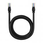 Cablu retea Baseus Ethernet, Round, Cat. 5, Mufat 2xRJ45, UTP, Lungime 3 m, 1Gbps, Negru 9 - lerato.ro