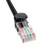 Cablu retea Baseus Ethernet, Round, Cat. 5, Mufat 2xRJ45, UTP, Lungime 3 m, 1Gbps, Negru 5 - lerato.ro