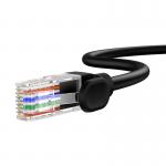 Cablu retea Baseus Ethernet, Round, Cat. 5, Mufat 2xRJ45, UTP, Lungime 3 m, 1Gbps, Negru 4 - lerato.ro