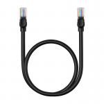 Cablu retea Baseus Ethernet, Round, Cat. 5, Mufat 2xRJ45, UTP, Lungime 50 cm, 1Gbps, Negru 9 - lerato.ro