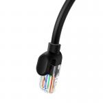 Cablu retea Baseus Ethernet, Round, Cat. 5, Mufat 2xRJ45, UTP, Lungime 5 m, 1Gbps, Negru 4 - lerato.ro