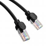 Cablu retea Baseus Ethernet, Round, Cat. 5, Mufat 2xRJ45, UTP, Lungime 5 m, 1Gbps, Negru 3 - lerato.ro