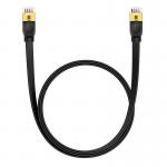 Cablu retea Baseus Ethernet, Flat, Cat. 7, Mufat 2xRJ45, UTP, Lungime 1.5 m, 10Gbps, Negru 9 - lerato.ro