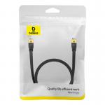 Cablu retea Baseus Ethernet, Flat, Cat. 7, Mufat 2xRJ45, UTP, Lungime 2 m, 10Gbps, Negru 7 - lerato.ro
