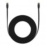 Cablu retea Baseus Ethernet, Flat, Cat. 6, Mufat 2xRJ45, Lungime 12 m, 1Gbps, Negru 2 - lerato.ro