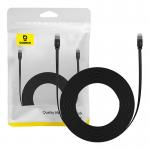 Cablu retea Baseus Ethernet, Flat, Cat. 6, Mufat 2xRJ45, Lungime 12 m, 1Gbps, Negru 6 - lerato.ro