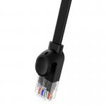 Cablu retea Baseus Ethernet, Flat, Cat. 6, Mufat 2xRJ45, Lungime 12 m, 1Gbps, Negru 3 - lerato.ro