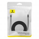 Cablu retea Baseus Ethernet, Flat, Cat. 6, Mufat 2xRJ45, Lungime 12 m, 1Gbps, Negru 4 - lerato.ro