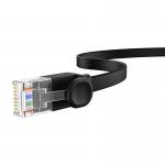 Cablu retea Baseus Ethernet, Flat, Cat. 6, Mufat 2xRJ45, Lungime 20 m, 1Gbps, Negru 3 - lerato.ro