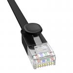 Cablu retea Baseus Ethernet, Flat, Cat. 6, Mufat 2xRJ45, Lungime 30 m, 1Gbps, Negru 5 - lerato.ro