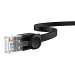 Cablu retea Baseus Ethernet, Flat, Cat. 6, Mufat 2xRJ45, Lungime 30 m, 1Gbps, Negru 4 - lerato.ro