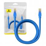 Cablu retea Baseus Ethernet, Round, Cat. 6, Mufat 2xRJ45, UTP, Lungime 2 m, 1Gbps, Albastru 6 - lerato.ro