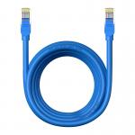 Cablu retea Baseus Ethernet, Round, Cat. 6, Mufat 2xRJ45, UTP, Lungime 5 m, 1Gbps, Albastru 2 - lerato.ro