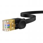 Cablu retea Baseus Ethernet, Cat. 7, Mufat 2xRJ45, Lungime 1 m, 10Gbps, Negru 3 - lerato.ro