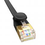 Cablu retea Baseus Ethernet, Cat. 7, Mufat 2xRJ45, Lungime 1 m, 10Gbps, Negru 5 - lerato.ro