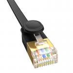 Cablu retea Baseus Ethernet, Cat. 7, Mufat 2xRJ45, Lungime 2 m, 10Gbps, Negru 3 - lerato.ro