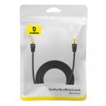 Cablu retea Baseus Ethernet, Cat. 7, Mufat 2xRJ45, Lungime 3 m, 10Gbps, Negru 5 - lerato.ro
