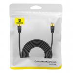 Cablu retea Baseus Ethernet, Cat. 7, Mufat 2xRJ45, Lungime 5 m, 10Gbps, Negru 8 - lerato.ro