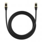 Cablu retea Baseus Ethernet, Cat. 8, Mufat 2xRJ45, Lungime 1.5 m, 40Gbps, Negru 2 - lerato.ro