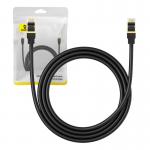 Cablu retea Baseus Ethernet, Cat. 8, Mufat 2xRJ45, Lungime 1.5 m, 40Gbps, Negru 6 - lerato.ro