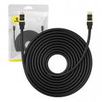 Cablu retea Baseus Ethernet, Cat. 8, Mufat 2xRJ45, Lungime 10 m, 40Gbps, Negru 7 - lerato.ro