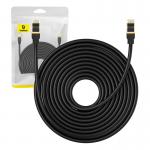 Cablu retea Baseus Ethernet, Cat. 8, Mufat 2xRJ45, Lungime 15 m, 40Gbps, Negru 7 - lerato.ro