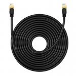 Cablu retea Baseus Ethernet, Cat. 8, Mufat 2xRJ45, Lungime 15 m, 40Gbps, Negru 9 - lerato.ro