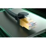Cablu retea Baseus Ethernet, Cat. 8, Mufat 2xRJ45, Lungime 20 m, 40Gbps, Negru 3 - lerato.ro