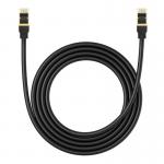 Cablu retea Baseus Ethernet, Cat. 8, Mufat 2xRJ45, Lungime 2 m, 40Gbps, Negru 2 - lerato.ro