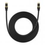 Cablu retea Baseus Ethernet, Cat. 8, Mufat 2xRJ45, Lungime 3 m, 40Gbps, Negru 2 - lerato.ro