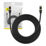 Cablu retea Baseus Ethernet, Cat. 8, Mufat 2xRJ45, Lungime 3 m, 40Gbps, Negru 7 - lerato.ro