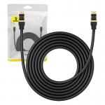 Cablu retea Baseus Ethernet, Cat. 8, Mufat 2xRJ45, Lungime 5 m, 40Gbps, Negru 6 - lerato.ro
