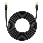 Cablu retea Baseus Ethernet, Cat. 8, Mufat 2xRJ45, Lungime 5 m, 40Gbps, Negru 9 - lerato.ro