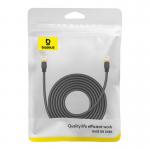 Cablu retea Baseus Ethernet, Cat. 8, Mufat 2xRJ45, Lungime 8 m, 40Gbps, Negru 5 - lerato.ro