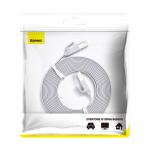 Cablu retea Baseus Flat Ethernet Cat. 6, mufat 2xRJ45, lungime 3m, gri 3 - lerato.ro