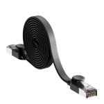 Cablu retea Baseus Flat Ethernet Cat. 6, mufat 2xRJ45, lungime 50cm, Negru 3 - lerato.ro