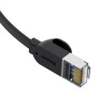 Cablu retea Baseus Flat Ethernet Cat. 6, mufat 2xRJ45, lungime 50cm, Negru 5 - lerato.ro