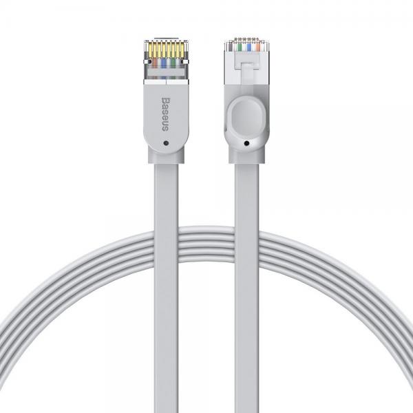 Cablu retea Baseus Flat Ethernet Cat. 6, mufat 2xRJ45, lungime 5m, Gri 1 - lerato.ro