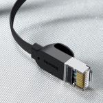 Cablu retea Baseus Flat Ethernet Cat. 6, mufat 2xRJ45, lungime 8m, Negru 3 - lerato.ro