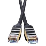 Cablu retea Baseus Speed Seven Ethernet, Cat. 7, Mufat 2xRJ45, S/FTP, Lungime 1 m, 10Gbps, Negru 5 - lerato.ro